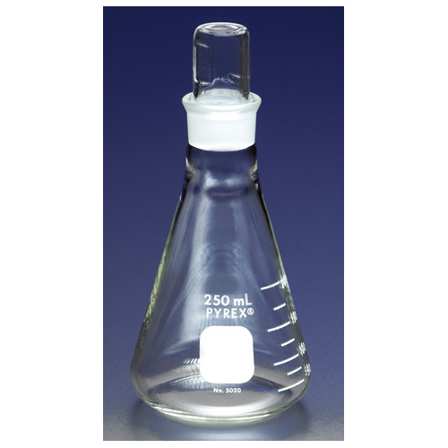 Conical flask 250ml with Glass Stopper Pyrex