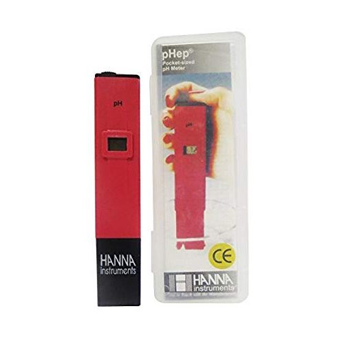 Hanna Pocket pH Meter Red Color Manual type calibration Product of China