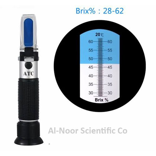 Hand Refractometer 28-62% Brix