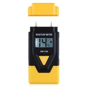 DM1100 3-in-1 Digital 2 Pin Wood Building Hard Material Moisture Meter