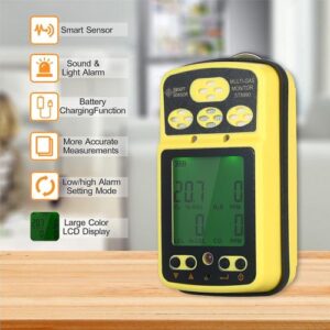 O2 H2S CO LEL Gas Detector