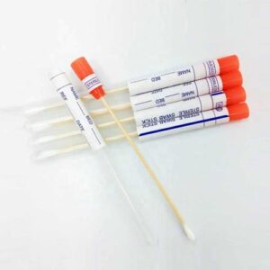 Disposable Sterile Swab Stick With PP Tube